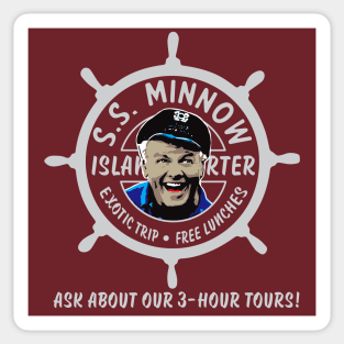 S.S. Minnow with Skipper Sticker